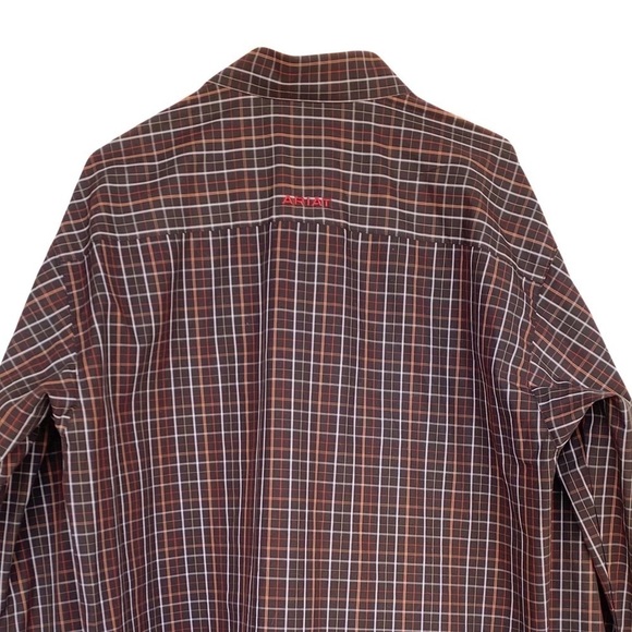 ARIAT Pro Series Western plaid button down Mens size M - Picture 4 of 12